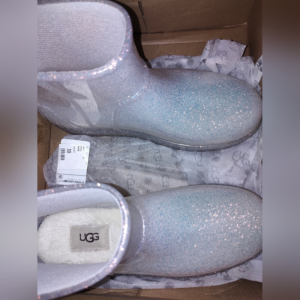 UGG Zlita Glitter Rain Boots